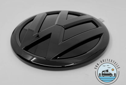 VW Emblem Schwarz Hochglanz für die Heckklappe