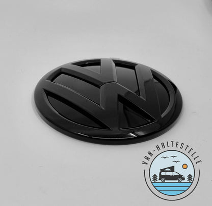 VW Emblem Schwarz Hochglanz für die Heckklappe