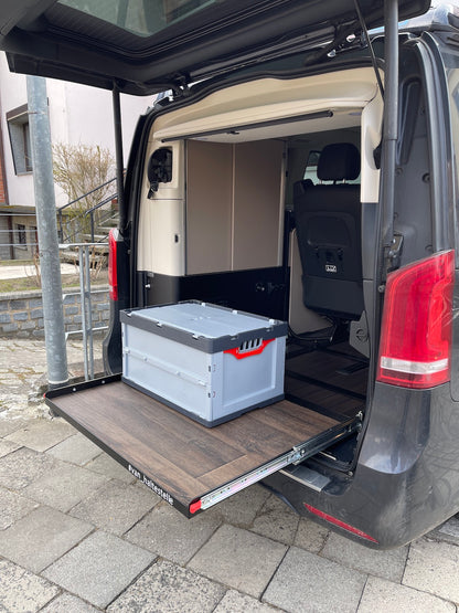 Heckauszug Mercedes V-Klasse Marco Polo Schwerlastauszug