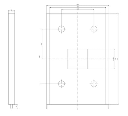 Zeichnung C60 Auszüge Schwerlast