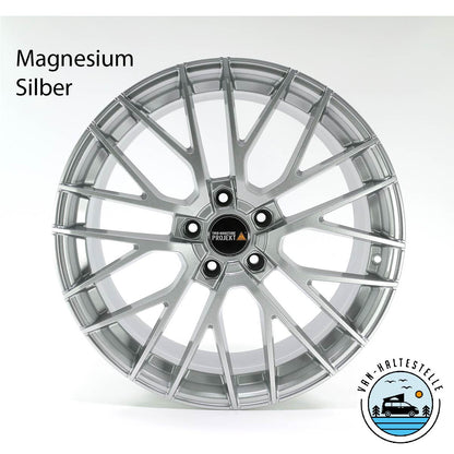Magnesium Silber Twin Monotube Projekt Felgen 20 zoll Van-Haltestelle